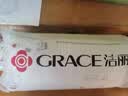 洁丽雅（Grace）不怕头油三防大白枕A类高弹纤维枕柔软颈椎枕头芯 实拍图