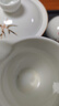 金镶玉陶瓷功夫茶具整套盖碗茶杯白瓷家用简约礼品盒高档 节节盖碗套装 实拍图