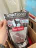 SMARTBONES狗零食迷你洁齿骨 磨牙棒狗咬胶幼犬训练奖励耐咬骨头小型犬泰迪 牛肉味迷你洁骨 4包共64支1020g 实拍图