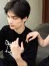 珍尚银【中国黄金】纯银情侣对戒男女款戒指一对求婚表白生日礼物送女友 实拍图