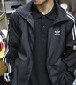 adidas宽松日常舒适运动夹克外套男女春季新款阿迪达斯官方三叶草   黑色（推荐选大一码)   S 实拍图