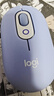 罗技（Logitech）时尚系列 POP MOUSE无线鼠标 蓝牙鼠标 办公鼠标 丁香紫 实拍图