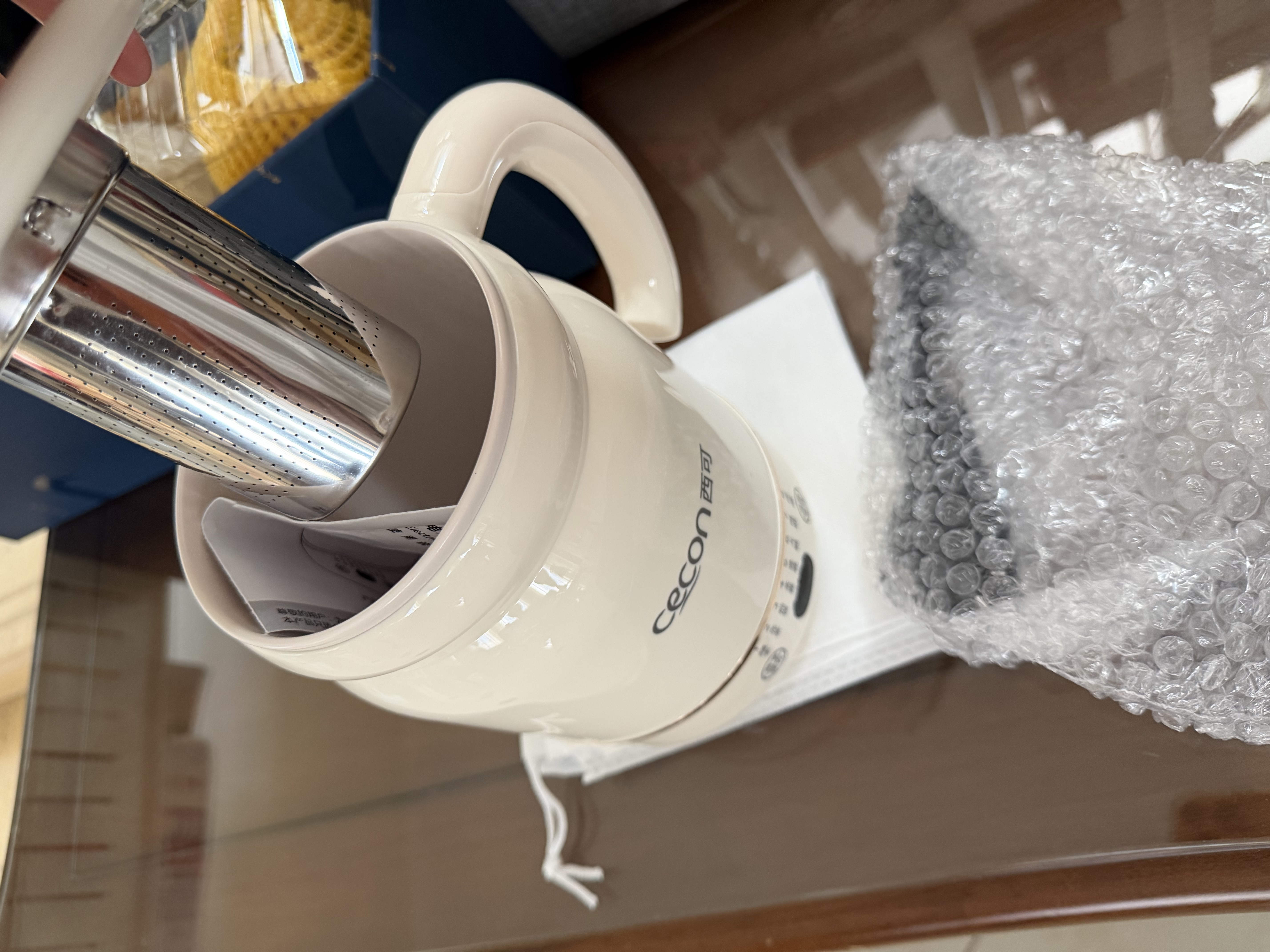 西可养生壶多功能电炖杯电炖锅迷你便携电热杯辅食熬粥电煮锅煮粥神器M-Z500B 实拍图