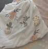 爱宝适月子帽纯棉月子头巾孕产妇帽产后坐月子防风帽发带2件套 猫咪M427 实拍图