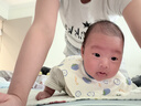 贝肽斯婴儿口水巾夏季薄款纯棉a类宝宝围嘴导湿速干儿童防水围兜 4条装 实拍图