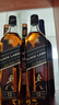 尊尼获加（JOHNNIE WALKER）黑方黑牌 12年 苏格兰 调和型威士忌 700ml 进口洋酒*2瓶 晒单实拍图
