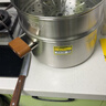 炊大皇316L不锈钢汤锅婴儿辅食锅汤蒸炖锅蒸锅双耳煮粥煮面锅带蒸屉24cm 实拍图