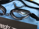 速比涛（Speedo）Edge精工泳镜高清防水防雾泳镜游泳运动训练男女通用 黑色/透明 实拍图
