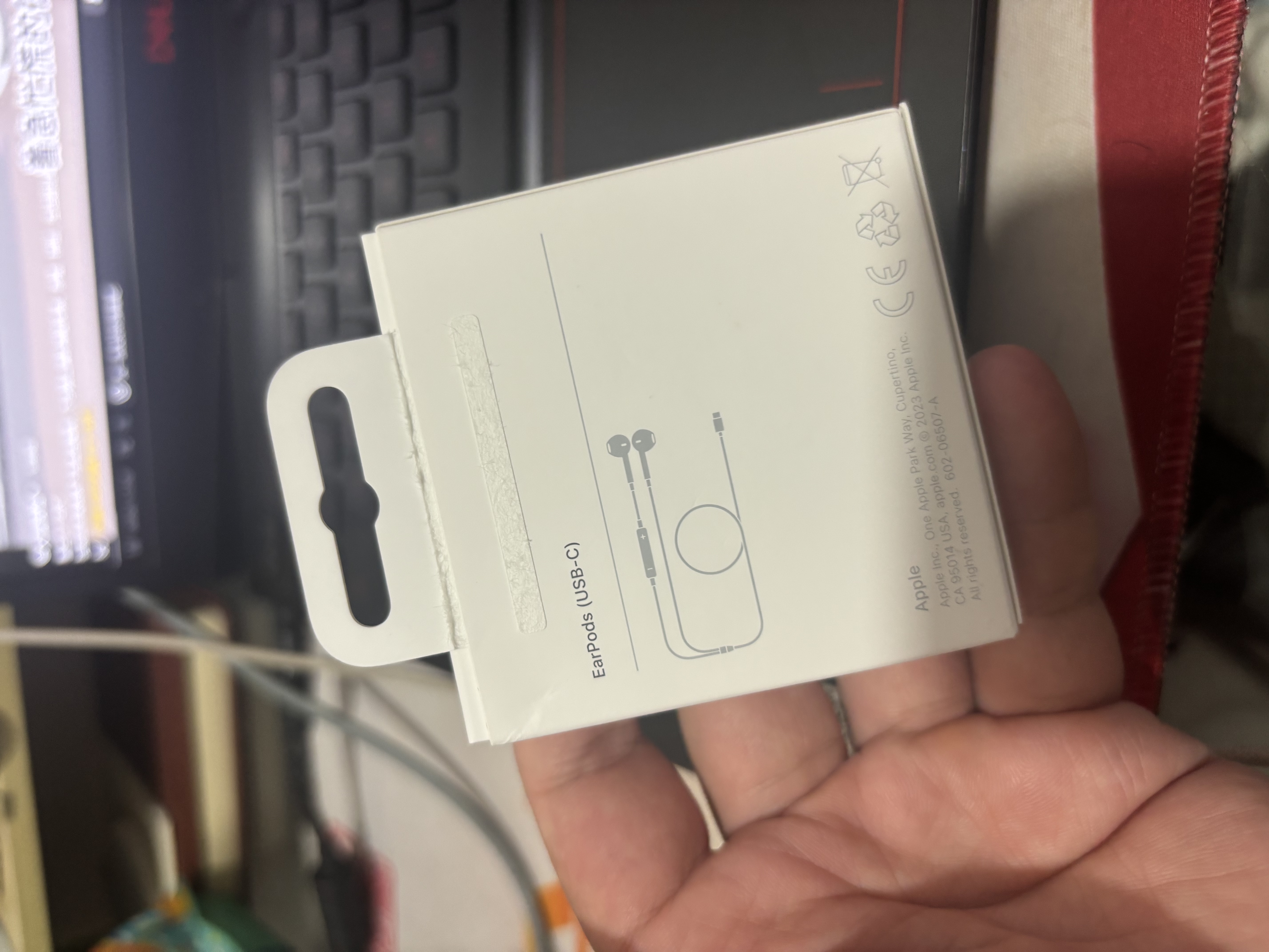 Apple/苹果 EarPods USB-C有线耳机 type-c有线耳机  iPhone 17有线耳机笔记本耳机游戏音乐 实拍图