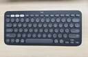 罗技（Logitech）时尚系列K390无线蓝牙键盘 超薄便携 K380升级版 黑色 79键 实拍图