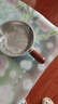 特厚不锈钢平底锅奶锅电磁炉通用不粘锅辅食锅汤锅煮锅蒸锅汤锅 胡桃木锅17cm 实拍图