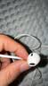 联想（Lenovo）有线耳机 HIFI音质高解析音频带麦降噪直播k歌唱歌音乐运动半入耳式游戏耳机3.5mm礼物 YF01紫色 实拍图