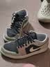 耐克（NIKE）板鞋AJ1休闲鞋 Air Jordan 1low篮球鞋IB7109-004粉黑 43 实拍图
