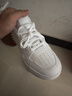 阿迪达斯（adidas）七夕男女鞋板鞋夏季皮面防泼水小白鞋百搭运动休闲鞋 亮白 43 实拍图