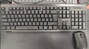联想（Lenovo）KM210键盘鼠标套装 有线键鼠套装 全尺寸商务办公  笔记本电脑键盘台式机一体机 黑色 实拍图