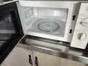 美的（Midea）快捷微波炉 家用小型 360°转盘加热 旋钮操控 易洁内胆2026新款（M1-L213B二代） 实拍图