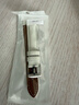 适用华为手表表带gt6/watch5/gt5pro真皮表带华为gt4女款头层小牛皮表带42/41mm表盘通用表带 【官款皮带】头层牛皮尖尾-白色 适用:华为GT6/GT5(41mm) 实拍图