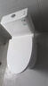 九牧（JOMOO）马桶 家用虹吸式马桶大冲力节水坐便器 防臭瞬冲 易洁抗菌马桶 行业爆款-升级无棱内壁11370-305坑 实拍图