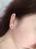 戚小米999纯银螺丝拧扣养耳洞耳钉女耳骨钉耳棒双头男睡觉免摘防掉耳环 999银圆头耳钉3mm（2只价） 实拍图