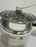 美的（Midea）电煮锅 小电锅 不锈钢0涂层电热锅 宿舍小锅多功能锅 1.6L学生寝室一体泡面小火锅XZC2017G 配蒸笼 实拍图