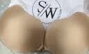 秘密世界（SecretWorld）胸贴女拍婚纱写真专用隐形防凸点乳贴上托夏季芒果杯加厚聚拢文胸 实拍图