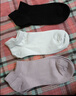 猫人女士袜子女6双【100%纯棉10A抑菌】夏季薄透气防臭短袜女吸汗船袜 实拍图