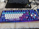达尔优Cool98 电竞游戏机械键盘客制化三模无线星环灯带透明键盘98键三角洲无畏契约FPS网页双驱动热插拔 动力紫(桃C拿铁轴) 实拍图