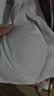 全棉时代纯棉哺乳文胸孕妇内衣孕产无缝软支撑肩开扣文胸XL/C85 雾灰 实拍图