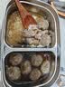 licheers不锈钢饭盒316食品级可微波炉加热上班族带饭保温饭盒分格便盒 实拍图