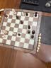 冠小二国际象棋小学生儿童磁性折叠便携露营户外实木棋盘高档西洋棋比赛 实拍图