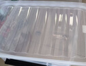 SPACEXPERT 衣物收纳箱特大号塑料整理箱车载储物箱60L透明 1个装 带轮 实拍图