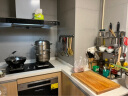 美厨（maxcook）厨房置物架 不锈钢三层刀架砧板架调料瓶架 带挂钩筷子筒 MC3035 实拍图