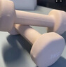 Keep哑铃女士健身家用彩色浸塑环保手铃亚铃全身塑形樱粉1kg*2 实拍图