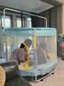 曼迪卡威蹦蹦床室内家用儿童1-3-10岁宝宝砰砰跳跳床小孩蹭蹭床玩具礼物 1.5米 蓝色多人款【秋千+吊环】 吸盘款/更安全/更稳定防侧翻 实拍图