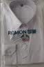 罗蒙（ROMON）【莫代尔免烫】长袖衬衫男士白衬衫修身衬衣商务职业男装白色39 实拍图