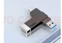 ThinkPad联想Thinkbook 32GB Type-C USB3.1 U盘 读速150MB/s 手机电脑 双接口 u盘办公商务优盘BU100 实拍图