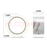 得力（deli）高品质高透明封箱胶带仓库打包胶带 60mm*100y*50um(91.4m/卷) 6卷/筒 办公用品防风胶带 30325 实拍图