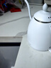 maxwin 家用电热水壶长嘴烧水壶泡茶专用手冲咖啡壶开水壶小型茶艺壶防烫全自动断电茶具功夫茶酒店 0.6L 月光白 实拍图