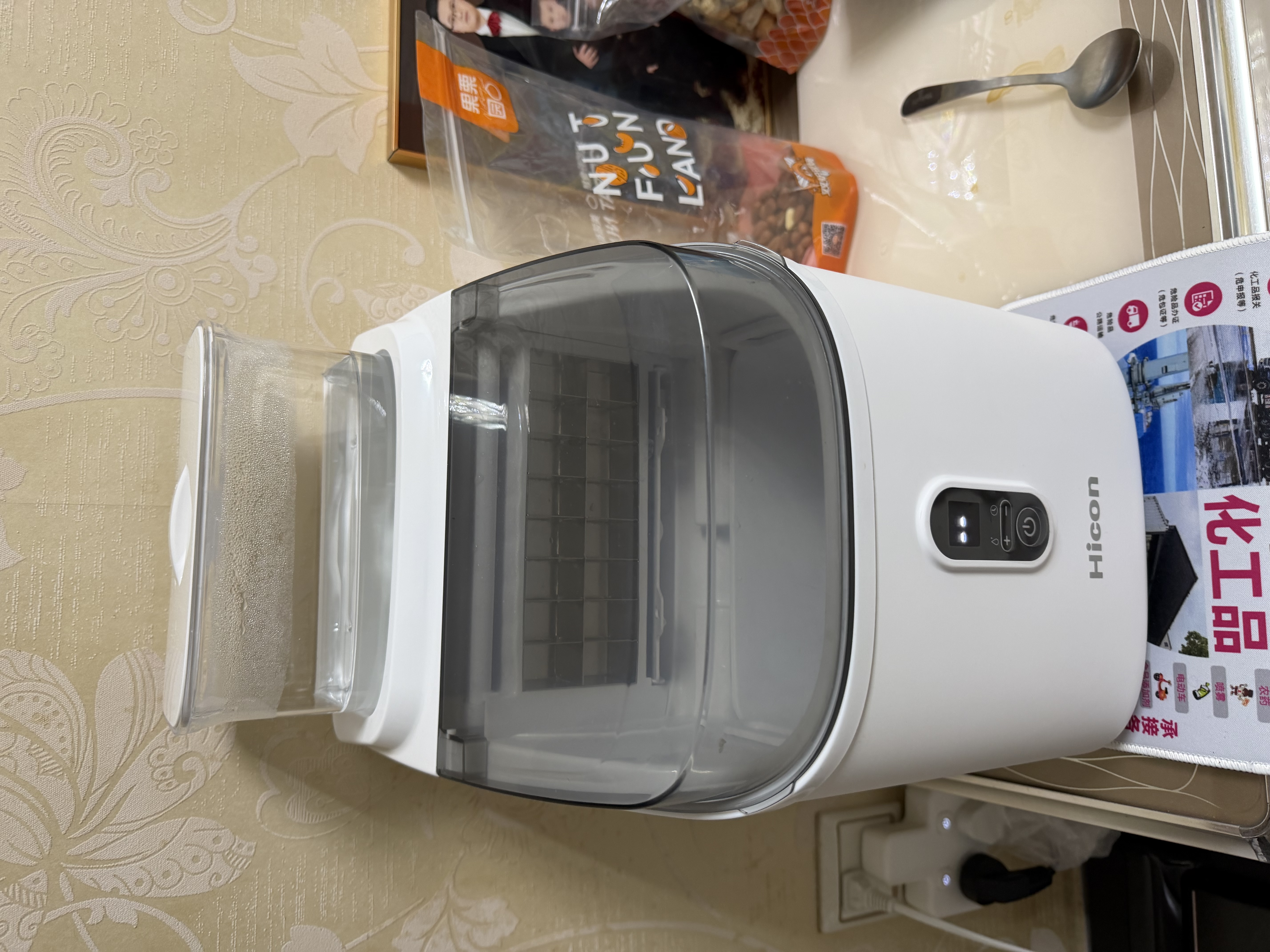 惠康制冰机方块冰小型家用全自动台式机器家庭抗菌内胆方块制冰块制作机器 实拍图