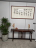 中式玄关台榆木靠墙条案供桌轻奢入户实木玄关柜新中式玄关桌 160*36*80 实拍图