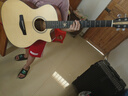 BROOK 布洛克V6吉他初学者入门儿童成人民谣木吉他 V6N-ACM原木色丨150-165cm男女可选 实拍图