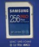 三星（SAMSUNG）256GB SD存储卡 高速PRO蓝卡 U3SD相机内存卡支持微单/单反相机4K视频 读速180MB/s写速130MB/s 实拍图