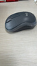 罗技（Logitech）M185鼠标 无线鼠标 办公鼠标 对称鼠标 黑色灰边 带无线2.4G接收器 实拍图