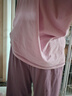 红豆居家睡衣女夏季纯棉休闲短袖短裤女士睡衣可外穿家居服香芋紫170/92A 实拍图