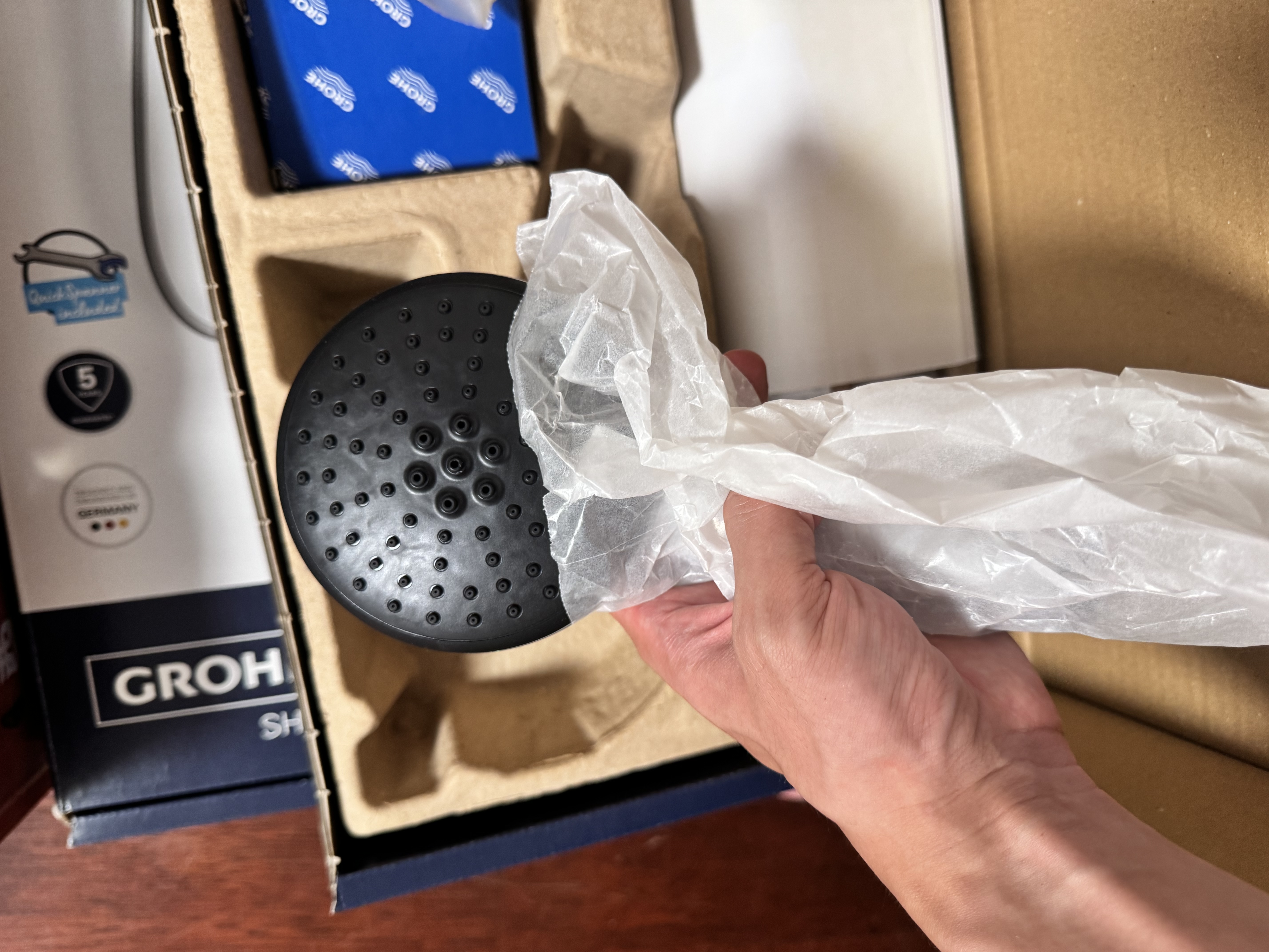 高仪（GROHE）Grohe德国进口卫浴250MM大圆顶喷一体式恒温淋浴花洒套装家装 实拍图
