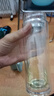 【京东物流配送】高硼硅双层玻璃杯大容量泡茶杯水杯子茶水分离杯 【双层加厚】茶杯350ml1只 实拍图