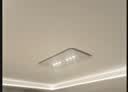 薄度创意led吸顶灯长方形无主灯客厅灯简约现代卧室灯超薄餐厅书房灯 110*60CM-无极调光-白框 实拍图