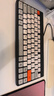 B.O.W航世 K620U有线键盘 办公键盘 超薄便携键盘 79键 台式笔记本巧克力按键小键盘 橙灰黑 实拍图