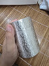 容山堂纯锡茶叶罐大号密封罐家用便携旅行茶仓防潮存茶罐高端礼盒装 纯锡石肌纹茶叶密封罐-小号 370ml 1个 实拍图
