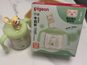 贝亲（Pigeon）儿童牛奶杯1-3岁宝宝喝水喝奶PPSU直饮奶瓶双吸管水杯青草绿330ml 实拍图